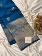 Athira (Semi silk) - Hyacinth blue