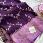Aishwaryam (Banaras silk) - Royal Violet