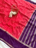 Tarangini (Mysore silk) - Fuschia pink - Image 2
