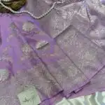 Tulsi (Banaras silk) - Lavender