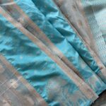 Mriganka (Banarasi silk) - Sky blue