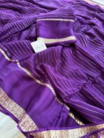 Dilruba (Viscose georgette) - Violet - Image 5