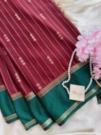 Tarangini (Mysore silk) - Royal Maroon