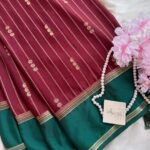 Tarangini (Mysore silk) - Royal Maroon