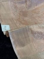 Haritha (Banaras Soft silk) - Champagne blush - Image 3