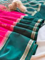 Tarangini (Mysore silk) - Rani Pink - Image 5