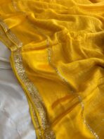 Dilruba (Viscose georgette) - Mustard