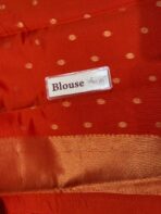 Athira (Semi silk) - Orange - Image 3
