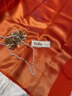 Athira (Semi silk) - Orange - Image 2