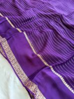 Dilruba (Viscose georgette) - Violet - Image 4