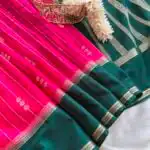 Tarangini (Mysore silk) - Rani Pink