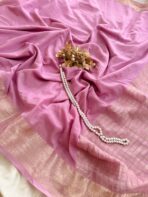 Charulata (Viscose Georgette) -  Mauve - Image 2