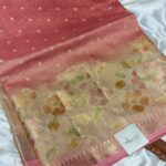 Brindhavan (Banaras silk) - Peach