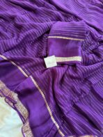 Dilruba (Viscose georgette) - Violet