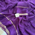 Dilruba (Viscose georgette) - Violet
