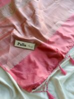 Mriganka (Banarasi silk) - Peach pink - Image 4