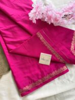Chinmayi (Mysore crepe silk) - Hot pink