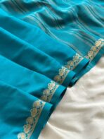 Chinmayi (Mysore crepe silk) - Sea green - Image 2