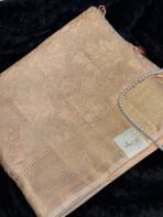 Haritha (Banaras Soft silk) - Champagne blush - Image 2