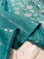 Amara (Embroidered Kota) - Cerulean blue - Image 4