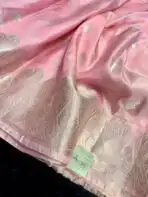 The Paisleys (Banarasi silk) - Baby pink