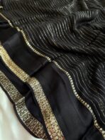 Dilruba (Viscose georgette) - Black2 - Image 3