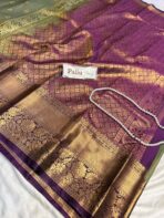 Thozhi (Kanchi Semi silk) - Elaichi green - Image 5