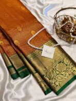Thozhi (Kanchi Semi silk) - Honey glazed