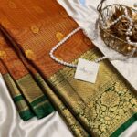 Thozhi (Kanchi Semi silk) - Honey glazed