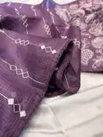Amara (Embroidered Kota) - Amethyst - Image 2