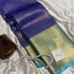 Thozhi (Kanchi Semi silk) - Royal blue
