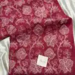 Amara (Embroidered Kota) - Carmine