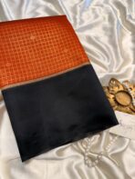 Rasika (Semi silk) - Rust  Orange