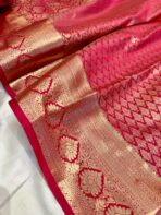 Thozhi (Kanchi Semi silk) - True red - Image 2