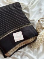 Dilruba (Viscose georgette) - Black2 - Image 2