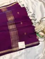 Maheshwari (Silk cotton) - Purple