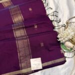 Maheshwari (Silk cotton) - Purple