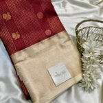 Thozhi (Kanchi Semi silk) - Regal red