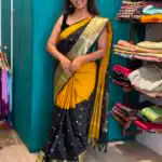 Mani (Banarasi Wam silk) - Mustard