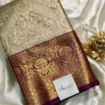 Thozhi (Kanchi Semi silk) - Ice green