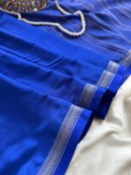 Chinmayi (Mysore crepe silk) - Regal Navy - Image 2