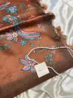 Vaani (Semi Tussar) - Brown - Image 2