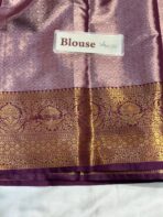 Thozhi (Kanchi Semi silk) - Bright Peach - Image 6