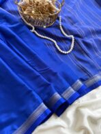 Chinmayi (Mysore crepe silk) - Regal Navy