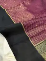 Rasika (Semi silk) - Purple - Image 4