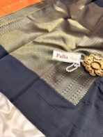 Rasika (Semi silk) - Rust  Orange - Image 5