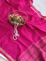 Chinmayi (Mysore crepe silk) -Pretty Pink - Image 4