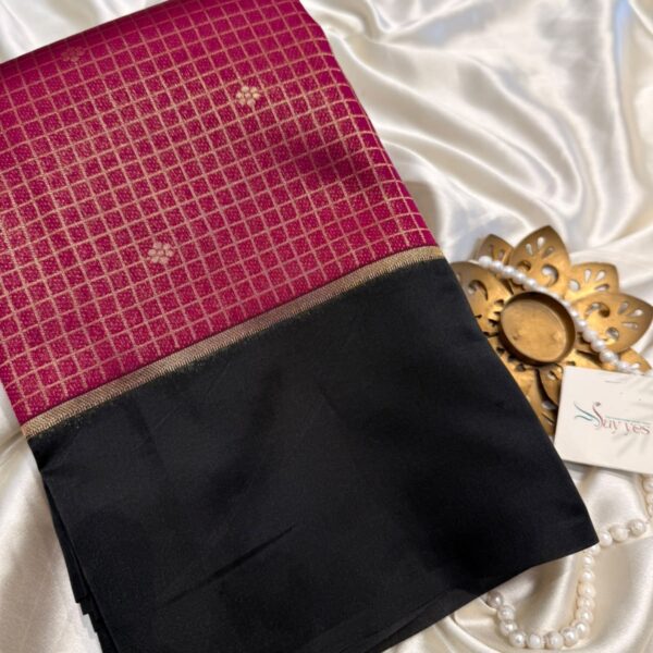 Rasika (Semi silk) - Hot pink