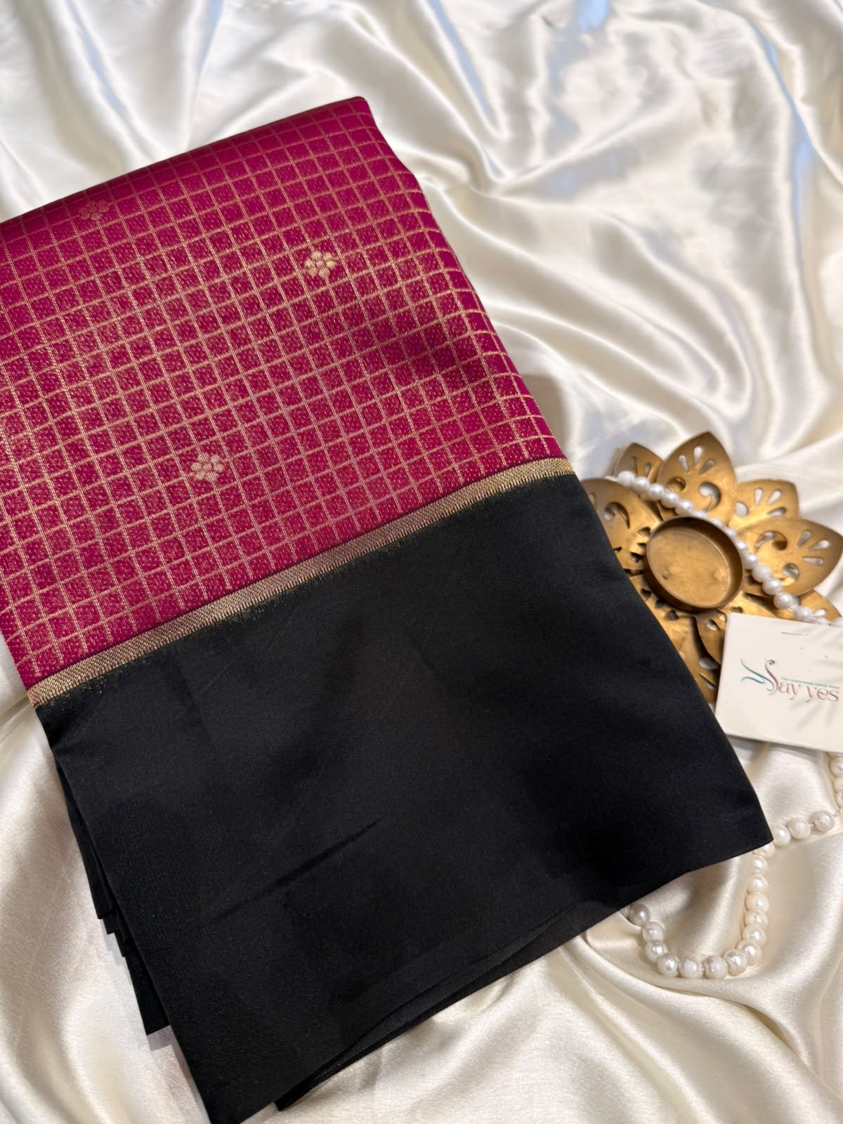 7b21bc8a-2d6a-453d-b7d3-3ce6d0fa0b02 Rasika (Semi silk) - Hot pink - Image 1