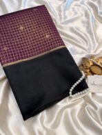 Rasika (Semi silk) - Purple